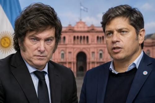 Encuesta: Milei y Kicillof llegan cabeza a cabeza al escenario de 2027